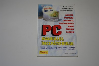 PC Manualul incepatorului - Marinescu foto