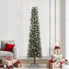 vidaXL Brad de Crăciun artificial cu 300 LED Verde 58 x 58 x 240 cm 3395968