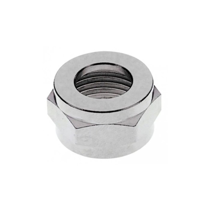 Sechskantmutter 1/2&quot;, Messing vernickelt