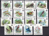Seychelles Zil Eloigne Sesel 1983 fauna pasari MI 50-65 MNH