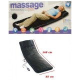 Cumpara ieftin Saltea Masaj cu Incalzire Infrarosu si Telecomanda Massage 9, 9 Puncte, 4 Zone, Vibratii Magnetice, Relaxare Terapeutica Acasa/Birou