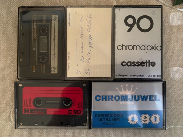 Lot 5 Casete Audio (Chromdioxid CrO2 si Normal Position) - Inregistrate o singura data - 3