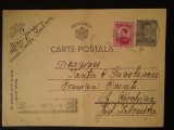 1944-C.P.circ.-CENZURAT-Ploiesti 38-STAMP.10 IUN.943-EROARE-RARA, Necirculata, Printata