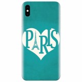 Husa silicon pentru Apple Iphone XS, I Love Paris