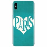 Husa silicon pentru Apple Iphone X, I Love Paris