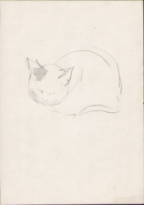 A1589 Schiță de Dimitrie &amp;bdquo;Puiu&amp;rdquo; Eitel, perioada interbelică, nesemnată foto