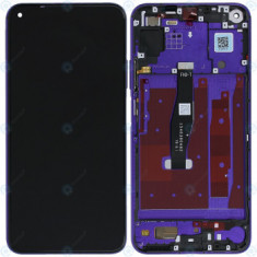 Capacul frontal al modulului de afișare Huawei Nova 5T (YAL-L61) + LCD + digitizer violet mijlocul verii