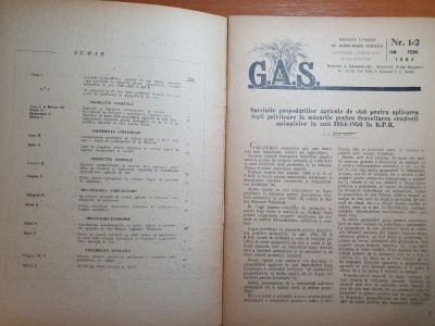 revista gospodariile agricole de stat ianuarie-februarie 1954-gospodaria cluj foto