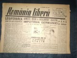 ZIAR ROMANIA LIBERA 15 IANUARIE 1945