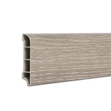 Plinta SPC Stejar Berben 2400x60x12 mm, Cant podea vinil, Rezistent umiditate, Montaj facil