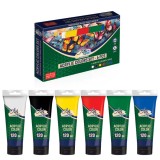 Vopsea acrilica profesionala, 120 ml, 6 cul/set &ndash; ARTLINE