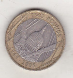 Bnk mnd Marea Britanie Anglia 2 lire 2005 bimetal , comemorativa, Europa