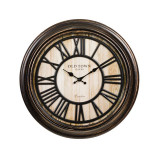Ceas de perete, 50 cm, Model Vintage, Culoare Bronz, ATU-080924