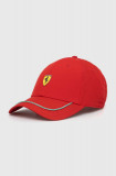 Cumpara ieftin Puma șapcă Ferrari culoarea roșu, cu imprimeu, 025200 25200