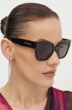 Dolce &amp; Gabbana ochelari de soare femei, culoarea maro