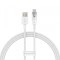Cablu Date si Incarcare USB-A - USB-C Baseus Explorer, 100W, 1m, Alb CATS010402