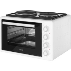 RESIGILAT - Cuptor electric ECG ETH 3502W, 35 litri, 1400 W, 2 plite, iluminare