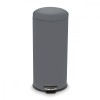 Cos gunoi bucatarie 30L inox gri, pedala, rotund, Cooke&amp;Lewis Gerra - Ideal HORECA, rezistent rugina