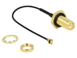 Cablu IPEX MHF 1 SMA mamă, 100mm