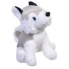 Caine Plus Husky Gri-Alb 13cm OEM Jucarie Plus Copii Fete Baieti Animal Plus Varsta 0-12 Luni