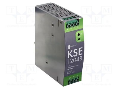 Alimentator pulsatoriu BREVE TUFVASSONS pentru şină DIN 120W 48VDC 2,5A IP20 foto