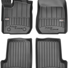 Set Covorase Auto Cauciuc Negro Dacia Logan MCV 1 2006-2013 Pro Line Tip Tavita 3D 3D407534