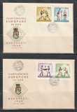 Romania 1969 - #701 Campionatul European de Box FDC 2v MNH