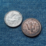 2n - Lot 1 Cent + 10 Cents 1998 Barbados / 2 monede, America de Nord