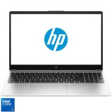Laptop HP 250R G10, Intel Core 5 120U pana la 5.0GHz, 15.6" Full HD, 16GB, DDR4, SSD 512GB, Intel Graphics, Windows 11 Pro, argintiu