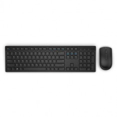 Kit tastatura si mouse Wireless Dell KM636 US Black Retail foto