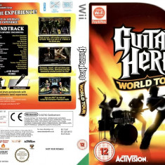 Joc Wii Guitar HERO World Tour Nintendo pentru Wii classic si Wii mini si Wii U
