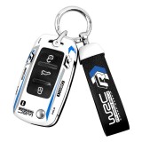 Husă cheie auto si breloc ABS+TPU pentru Volkswagen VW Volkswagen Polo Tiguan Passat B5 B6 B7 Golf 4 5 6 MK6 Jetta Lavida Skoda Octavia Seat