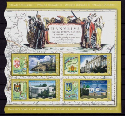 RO 2010 ,LP 1880a ,&amp;quot;Stemele Dunarii II&amp;quot;- serie in bloc , colita 479 I ,MNH foto
