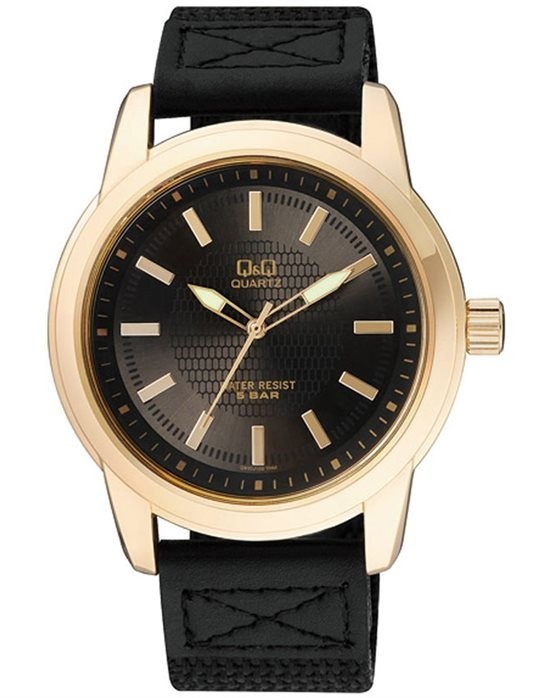 Ceas barbatesc Q&amp;Q Casual Auriu &amp; Negru Q930J102Y