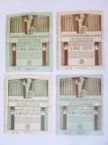 Italia lot 4 bilete intrare de colecție Direcția Generală a Antichităților și Artelor Frumoase cu securile fasciste din 1938,vedeți imaginile