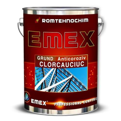 Grund Anticoroziv Clorcauciuc &amp;ldquo;Emex&amp;rdquo; - Gri - Bid. 6 Kg foto