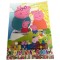 Carte de colorat Peppa Pig pentru copii, multicoloră, diverse personaje