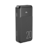 Cumpara ieftin PowerBank 20000 mAh USB-C USB-A, Fast Charging, Negru , XO PR249