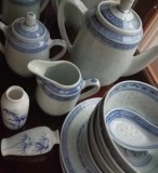 Ceainic-cafetiera. Latiera. Zaharnita Bob de orez Portelan China * Livrare gratuita