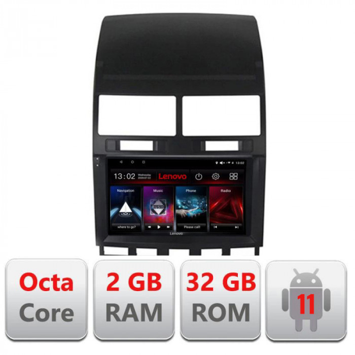 Navigatie dedicata VW Touareg 2004-2011 D-042 Lenovo Octa Core cu Android Radio Bluetooth Internet GPS WIFI DSP 2+32 GB 4G KIT- CarStore Technology