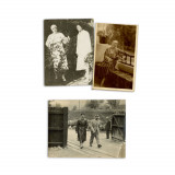 Regina Maria și regele Mihai I, două fotografii de epocă și o fotografie format carte poștală, atelier Guggenberger Mairovits