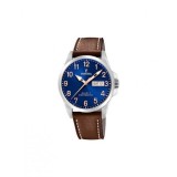 Festina Classics F20358/B Ceas Bărbați Quartz Cadran Albastru Curea Maro 40mm