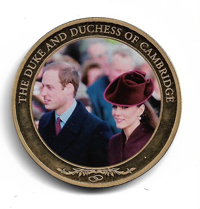 Cook Islands - 2012 WILLIAM &amp; CATHERINE 7 - Moneda Comemorativa