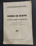 Dare de seama de activitatea camerei de agricultura a Judetului Falciu, de la 3 Decembrie 1933 - 1 octombrie 1935