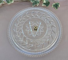 PLATOU VINTAGE MARE DIN CRISTAL MASIV
