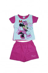 Compleu 2 piese de vara Minnie Mouse Setino 940-026, Roz foto