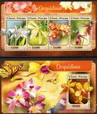 SAO TOME PRINCIPE 2016, Flora, serie neuzata, MNH