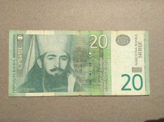 Serbia 20 Dinari 2006 foto