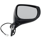 Oglinda usa exterioara Subaru Crosstrek, 20, versiune SUA, montare dreapta, reglaj electric; carcasa neagra; sticla convexa; sticla crom; 11 gauri /