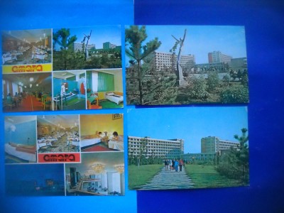 HOPCT LOT 2078 BAILE AMARA- -JUD IALOMITA -4 CARTI POSTALE-CIRCULATE foto